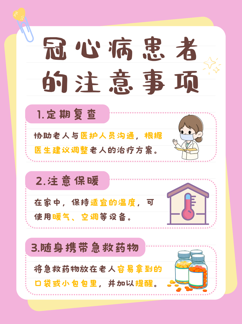 冠心病护理:如何科学管理,改善生活质量
